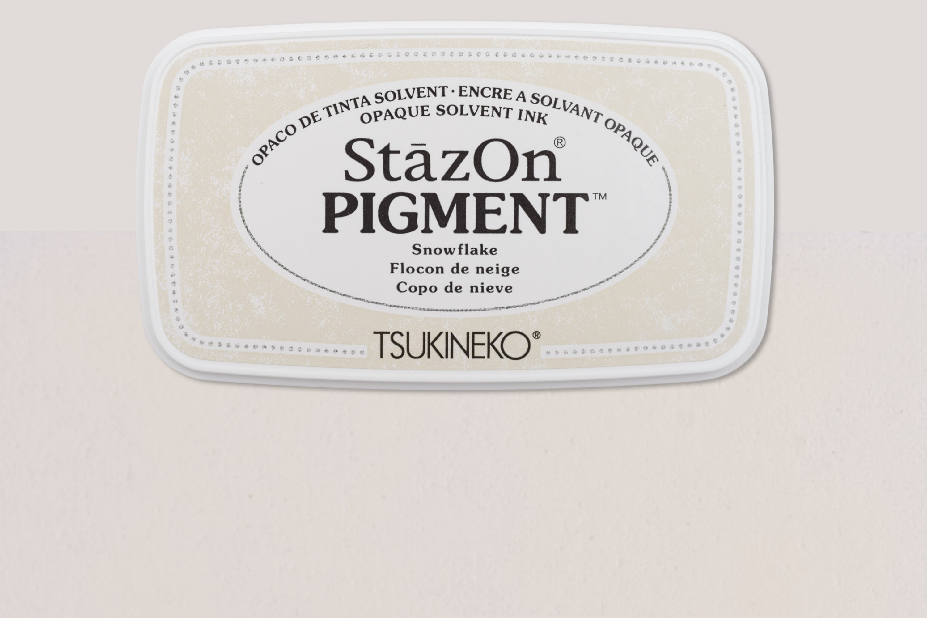 StazOn All-Surface Pigment Ink Pad, Snowflake White