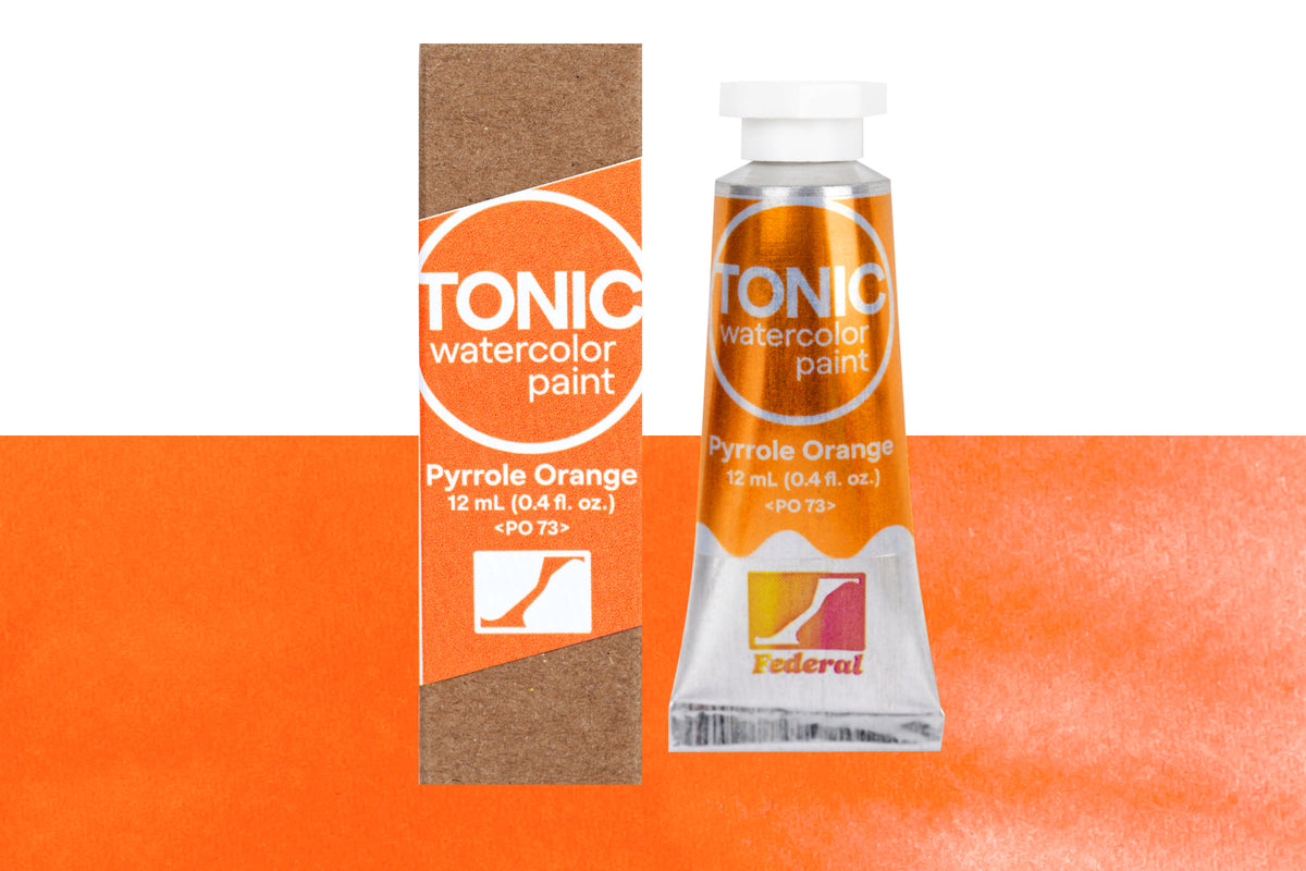 Tonic Watercolor, 12 mL Tube, #025 Pyrrole Orange