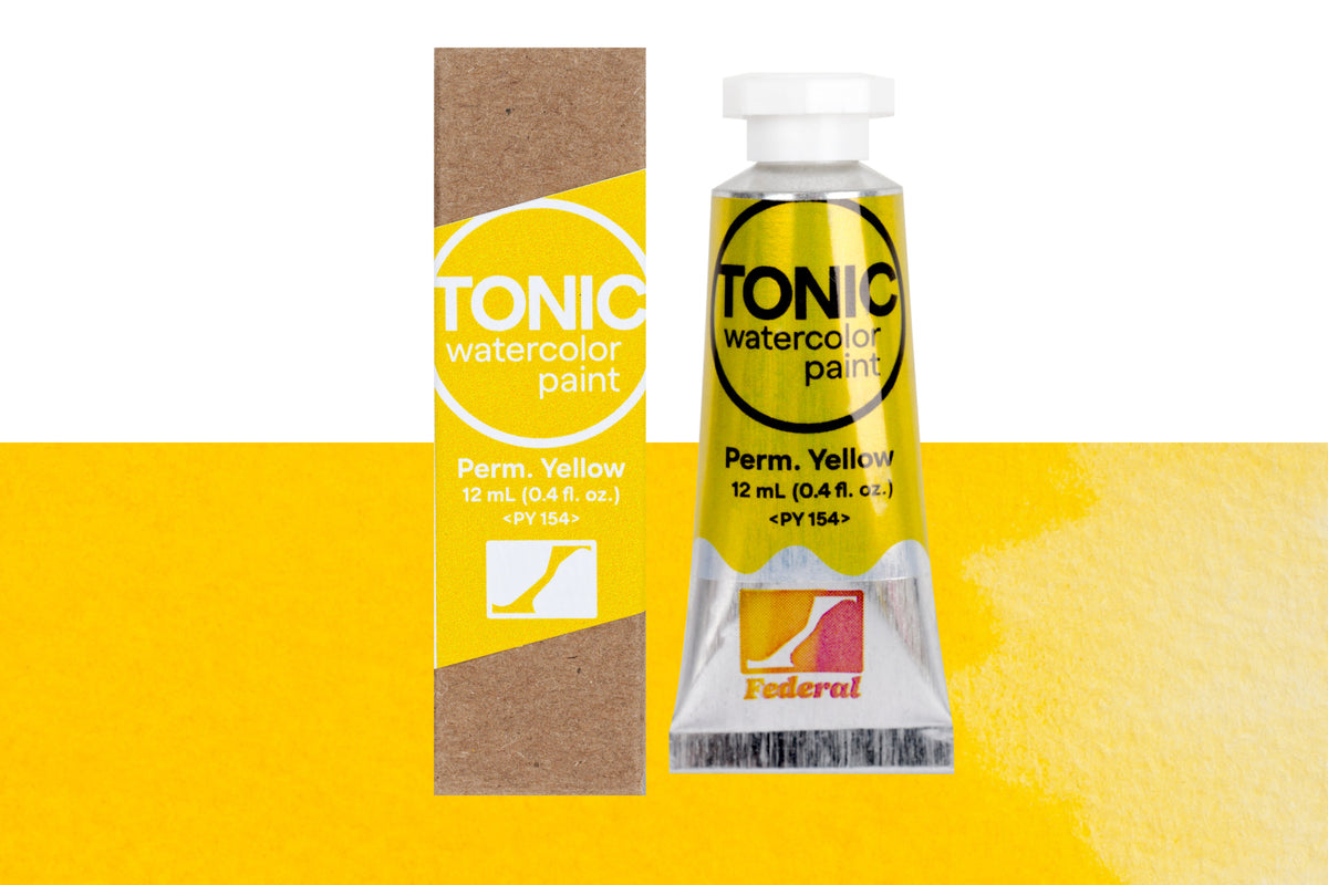 Tonic Watercolor, 12 mL Tube, #047 Permanent Yellow