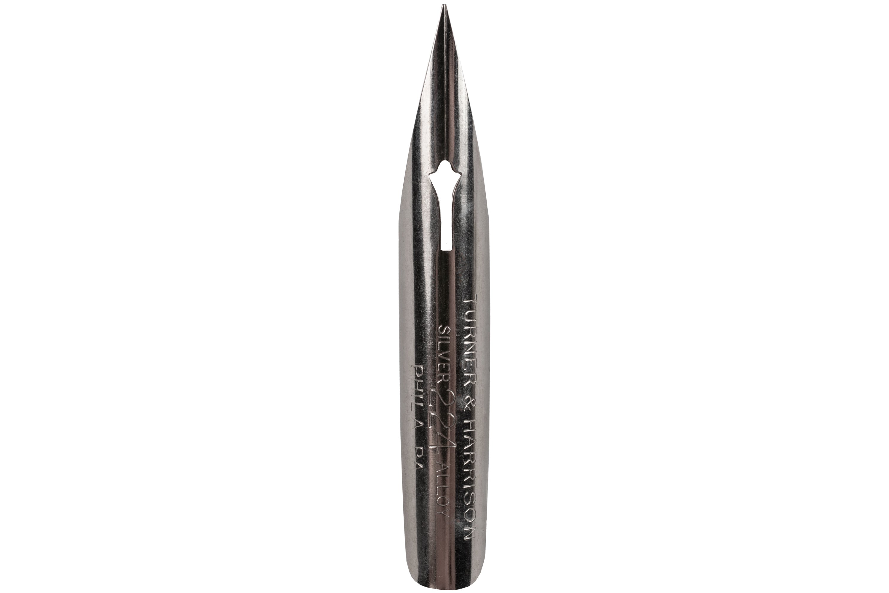 Turner & Harrison #224 Silver-Plated Bank Pen (Vintage)