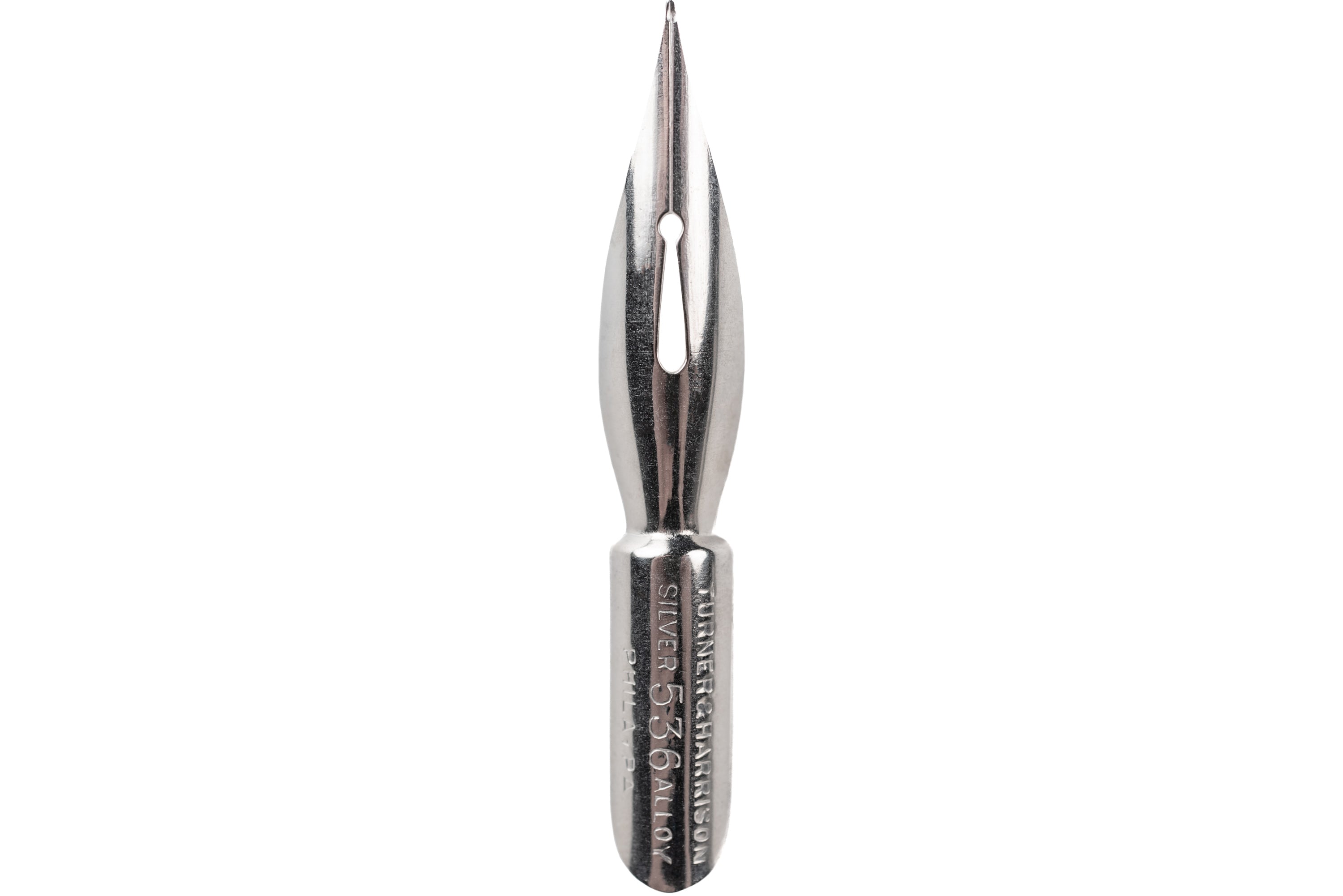 Turner & Harrison #536 Silver-Alloy Spoon Pen (Vintage)