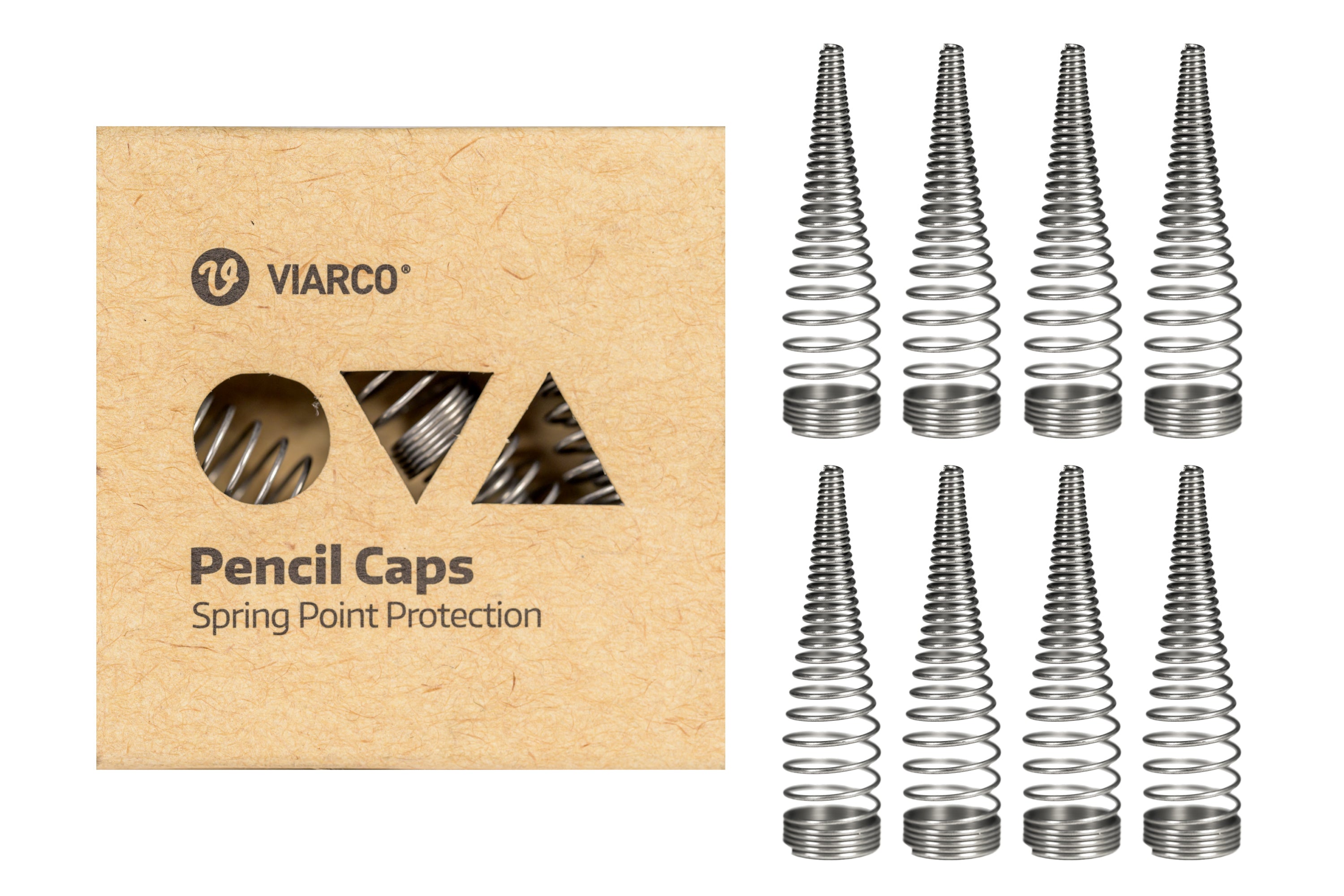Spring Point Pencil Caps, Set of 8