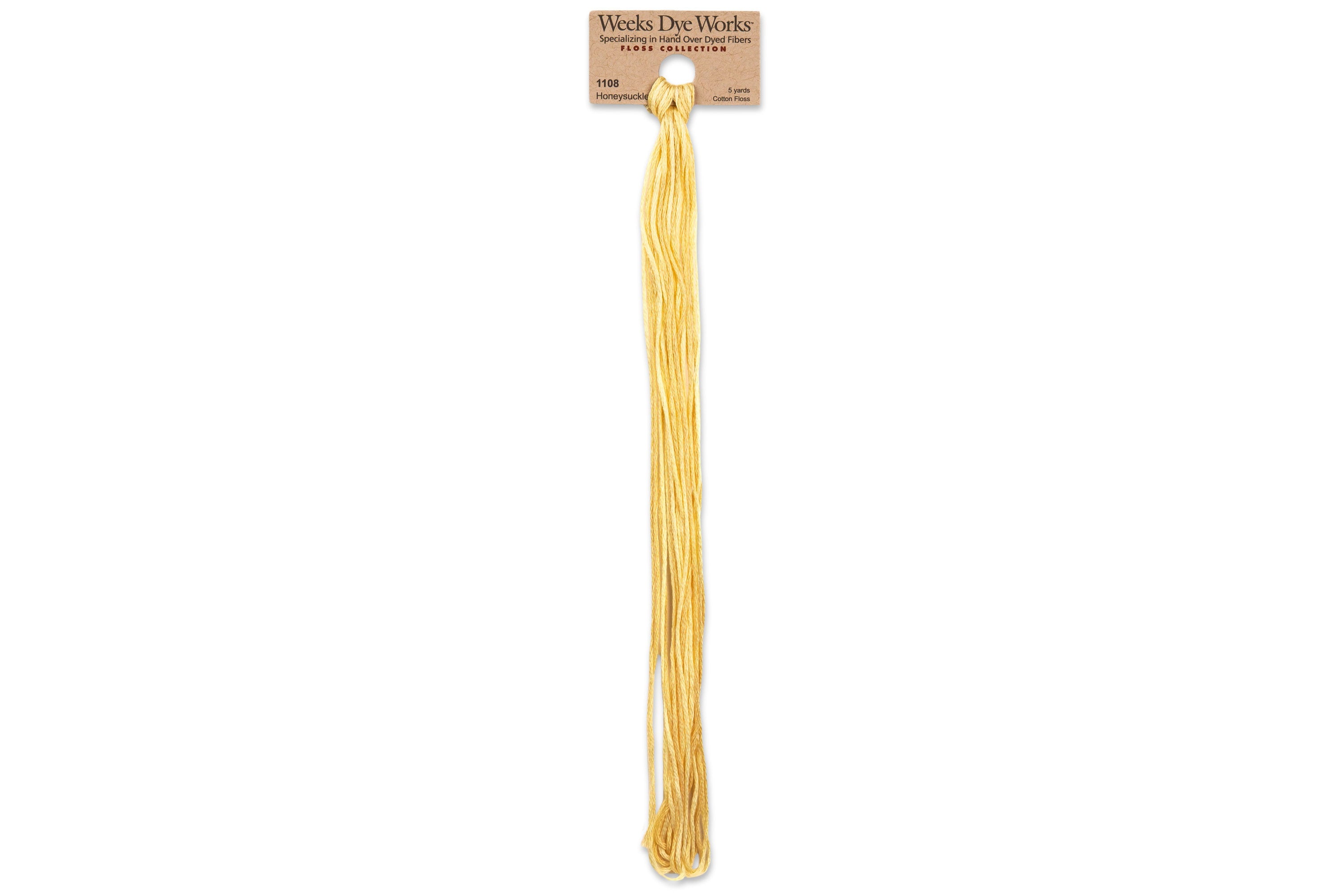 6-Strand Embroidery Floss, #1108 Honeysuckle