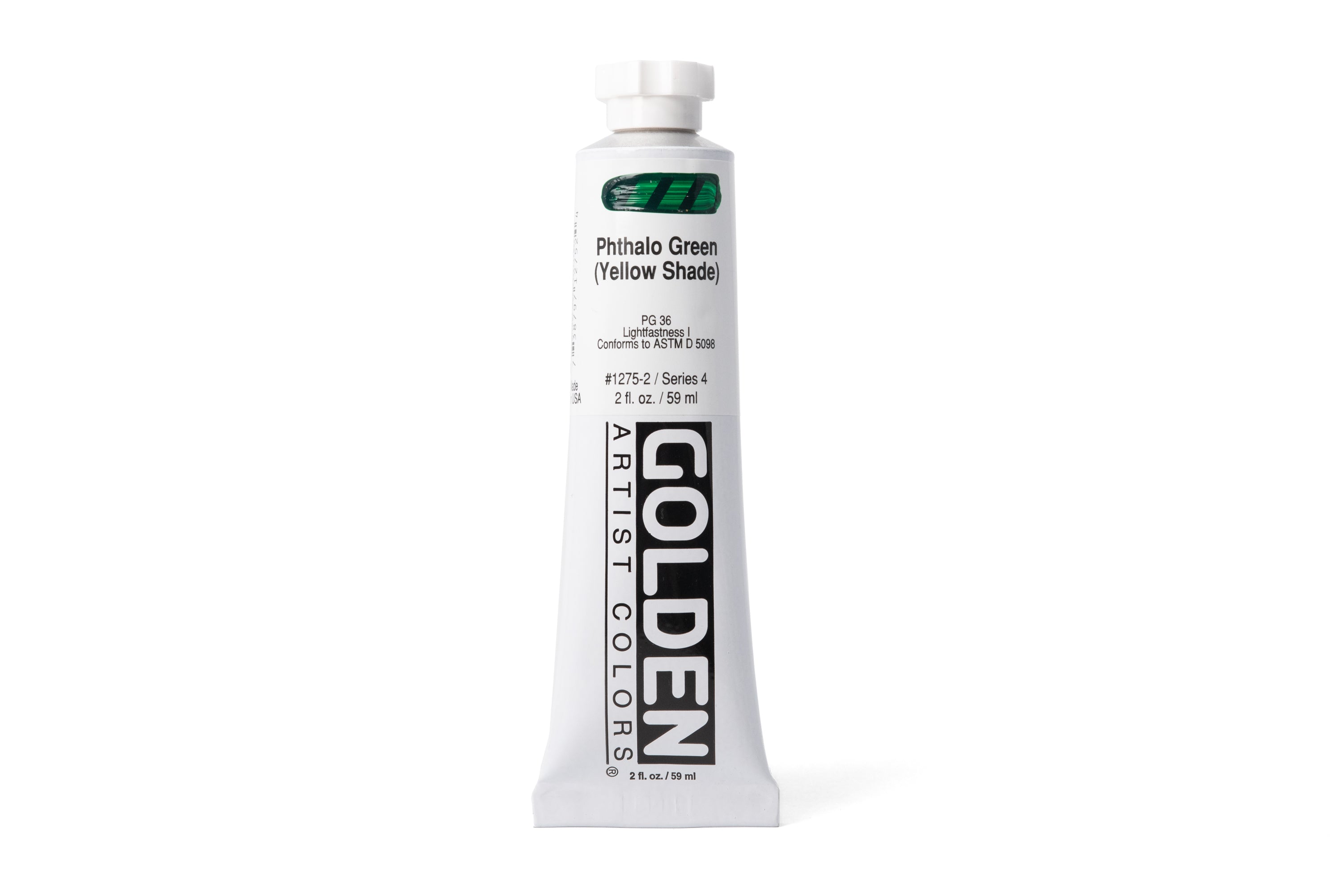 Golden Heavy Body Acrylics, Phthalo Green (Yellow Shade)