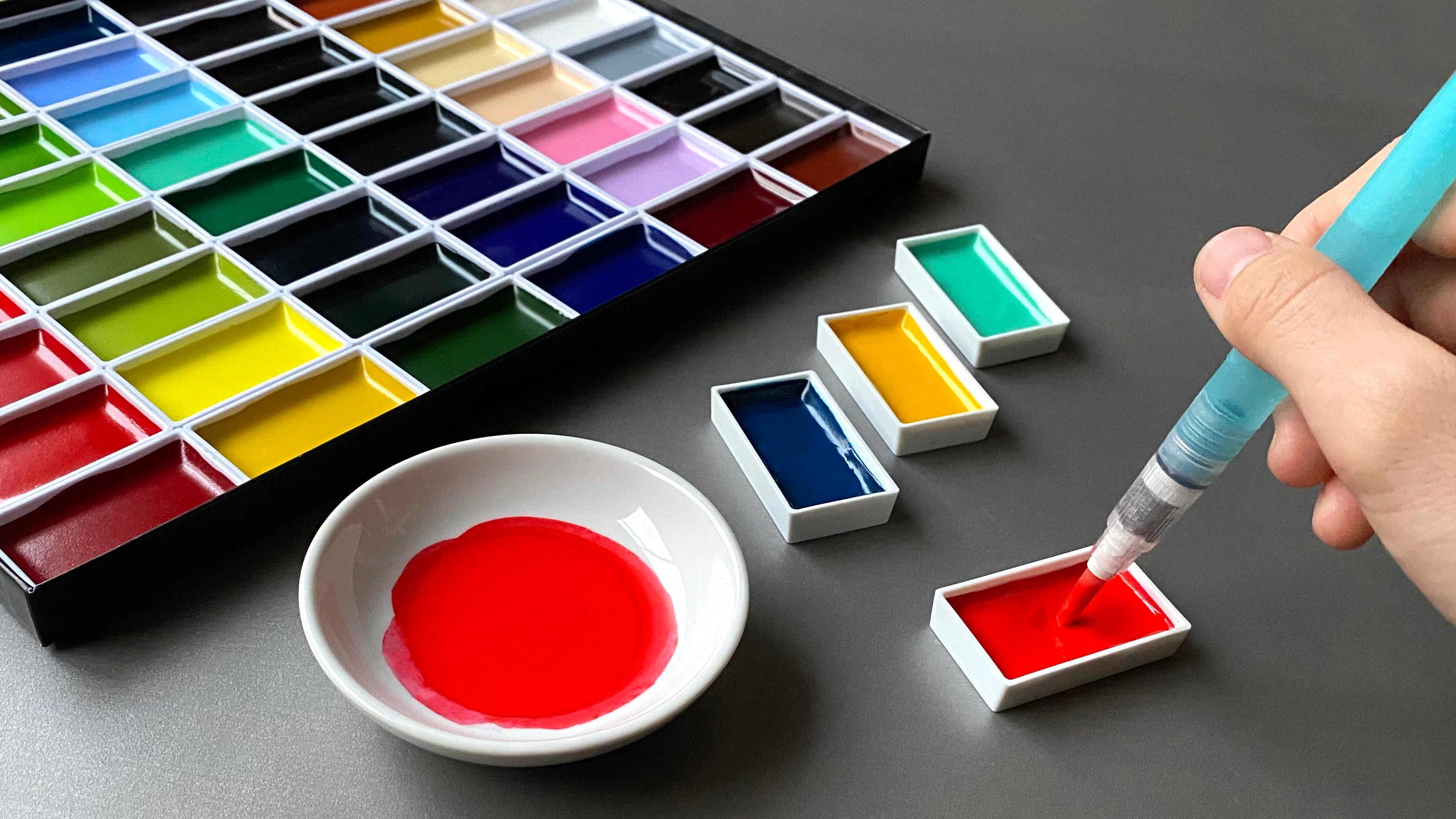 Kuretake - Gansai Tambi Watercolors, #11 Natural Beige - St. Louis Art Supply