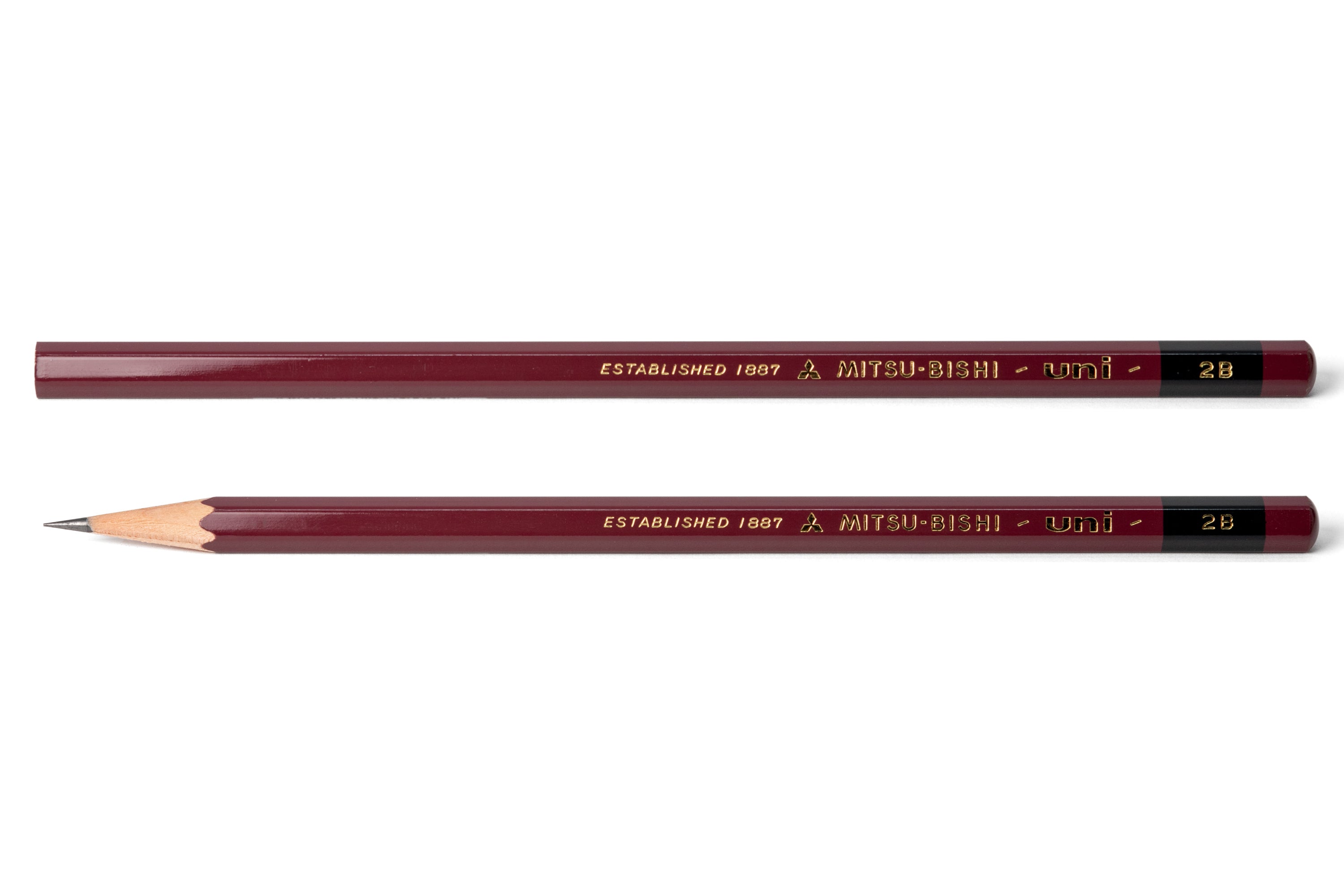 Mitsubishi Pencil Co. - Uni Pencil, 2B, Single - St. Louis Art Supply