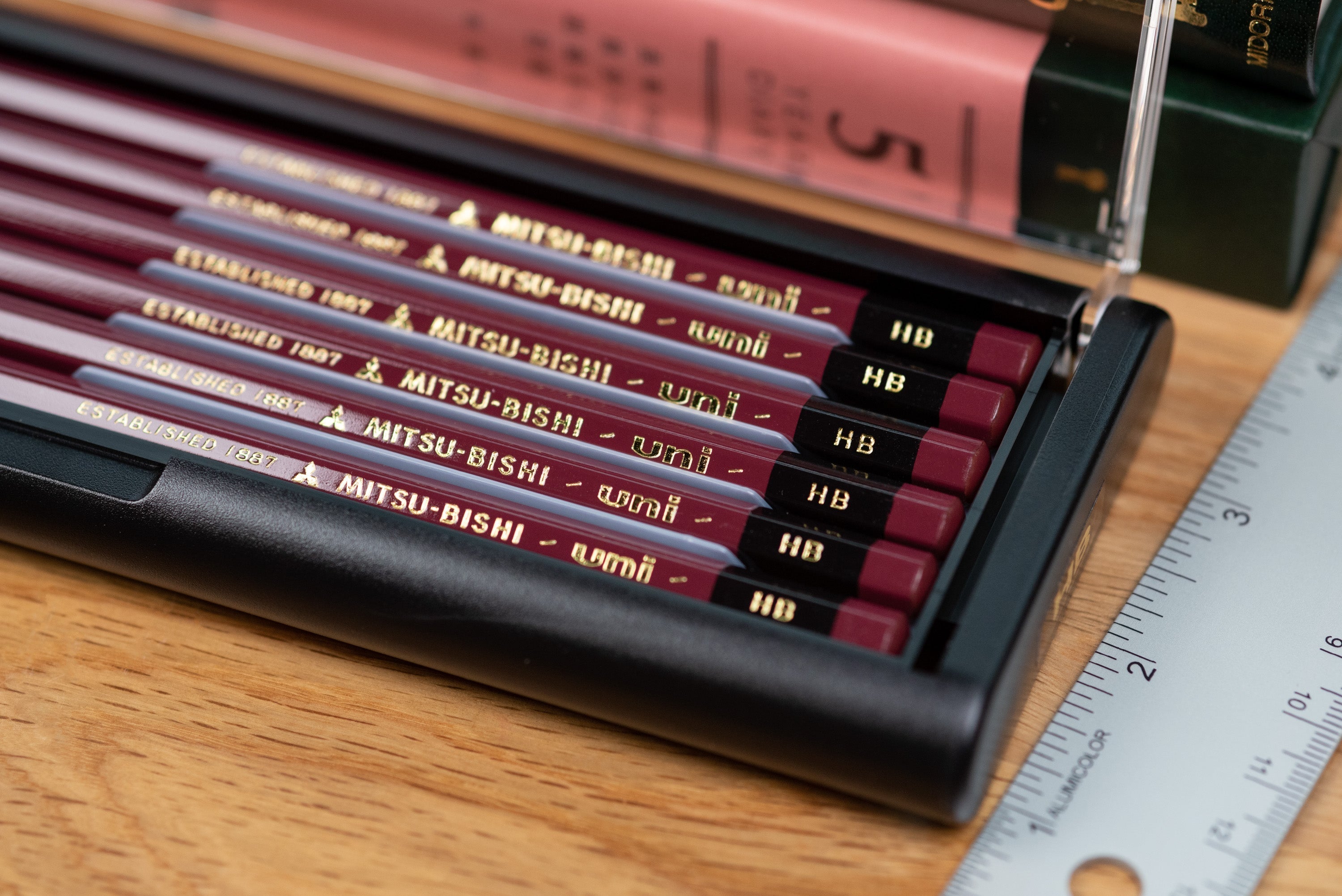 Mitsubishi Pencil Co. - Uni Pencil, HB, Set of 12 with Eraser - St. Louis Art Supply