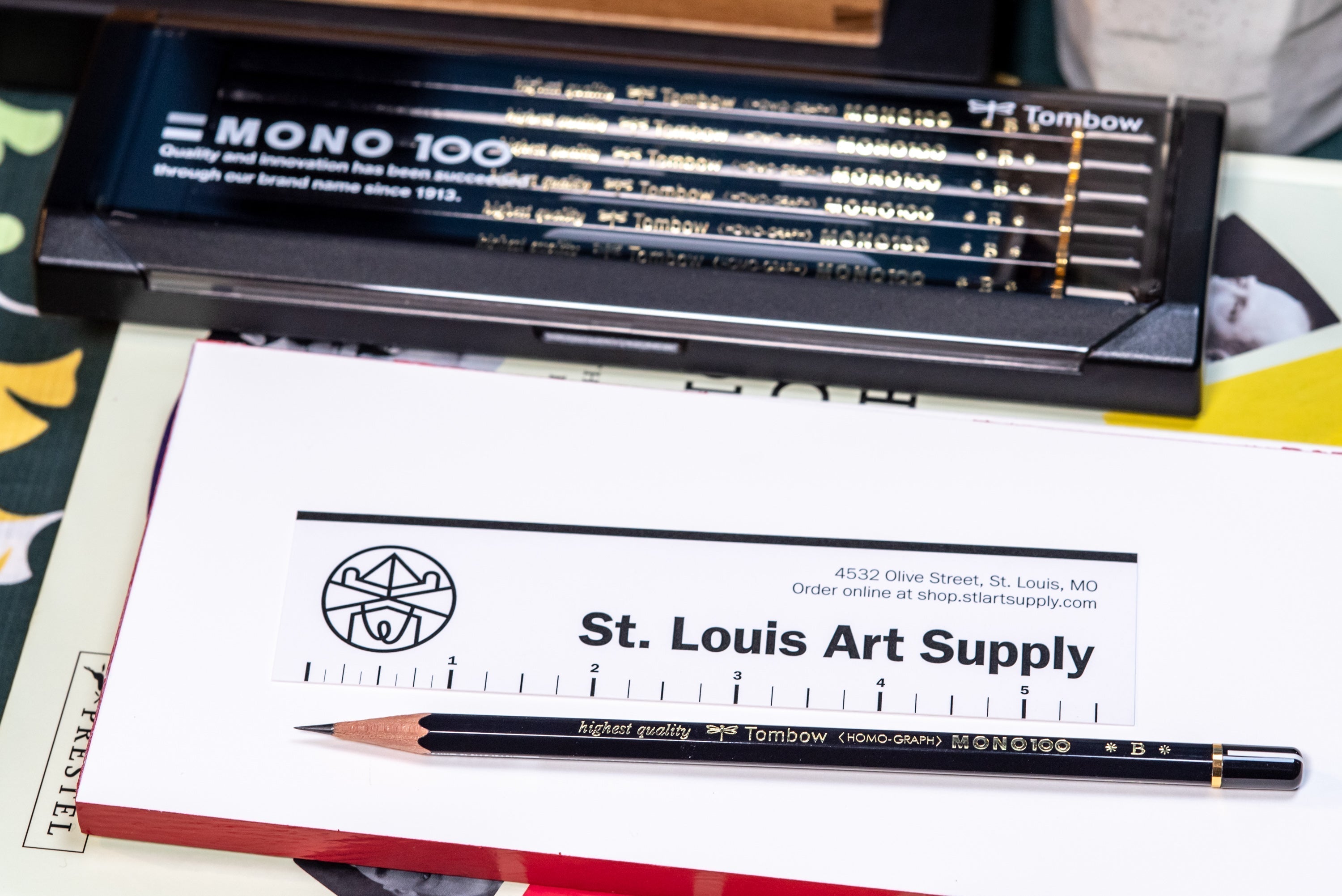 Tombow - MONO 100 Pencil, 2B, Set of 12 - St. Louis Art Supply