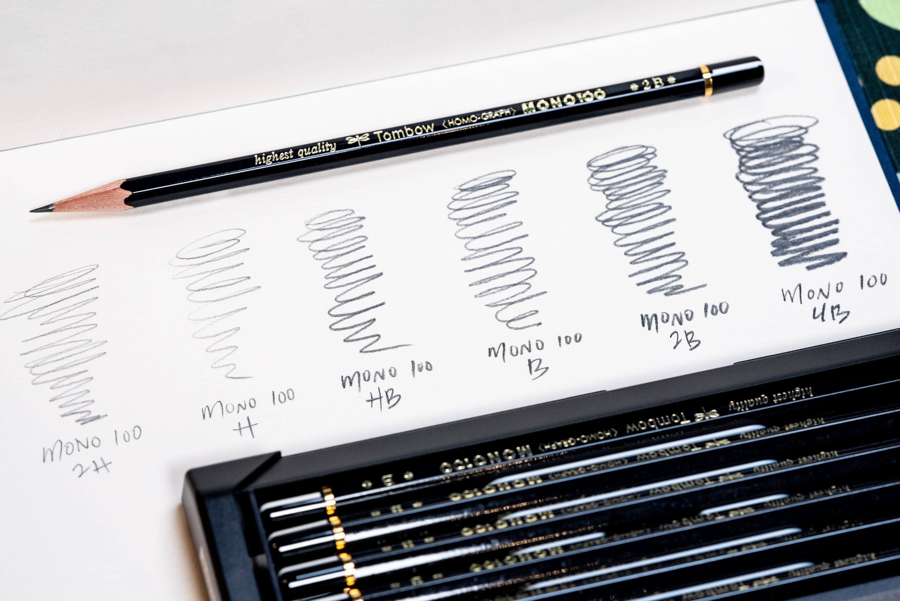 Tombow - MONO 100 Pencil, 4B, Set of 12 - St. Louis Art Supply