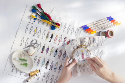 Cosmo Embroidery Floss, Traditional 7-Color Set