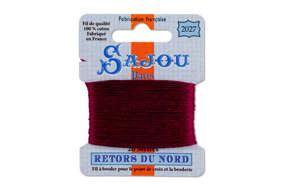 Retors du Nord Embroidery Floss, #2027 Burgundy