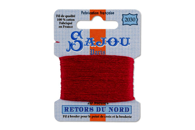 Retors du Nord Embroidery Floss, #2030 Red