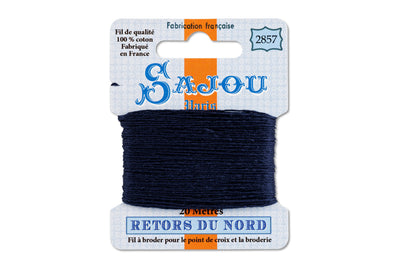 Retors du Nord Embroidery Floss, #2857 Admiral Blue