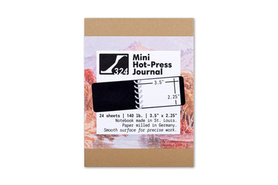 #324 Mini Watercolor Journal, Hot Press