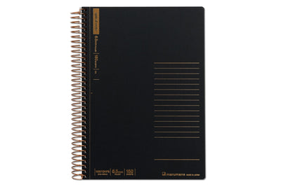 Spiral Note 150, Ruled (Black Cover)