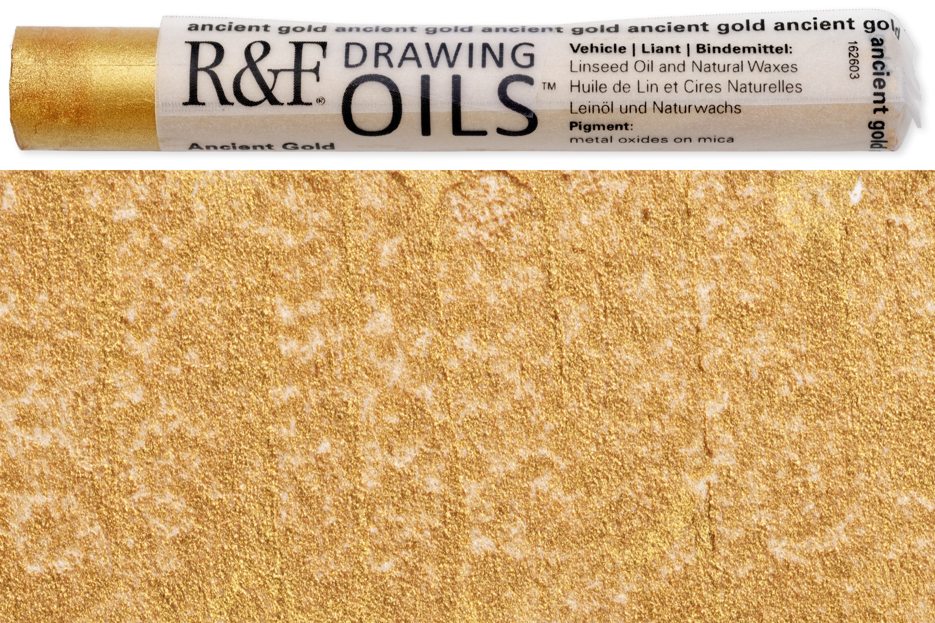 R&F Drawing Oils #3101, Ancient Gold