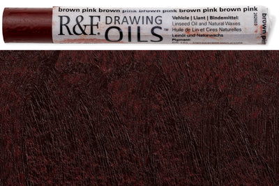 R&F Drawing Oils #3104, Brown Pink