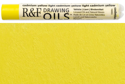 R&F Drawing Oils #3106, Cadmium Yellow Light