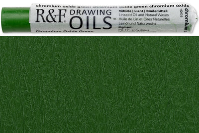 R&F Drawing Oils #3139, Chromium Oxide Green