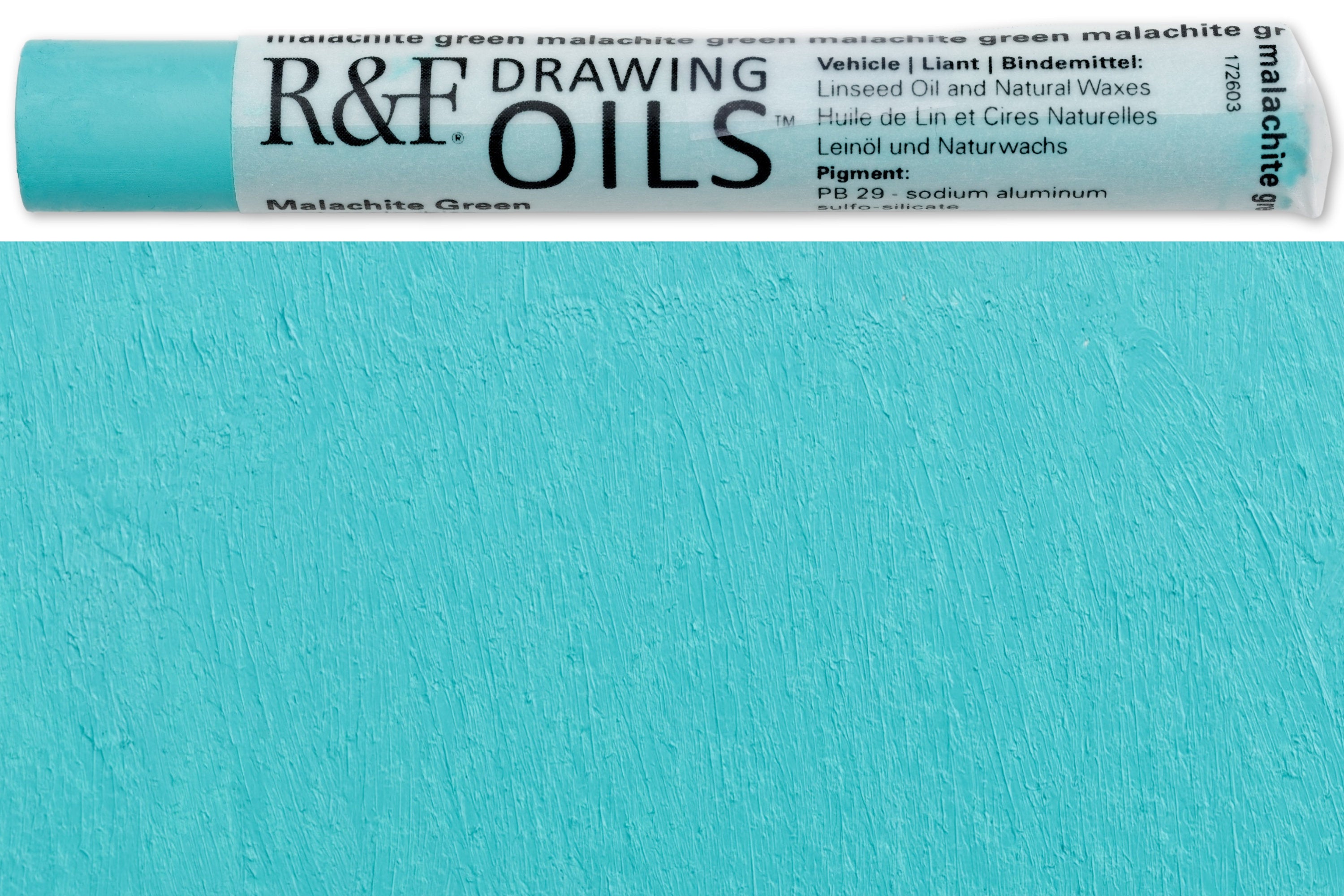 R&F Drawing Oils #3116, Malachite Green