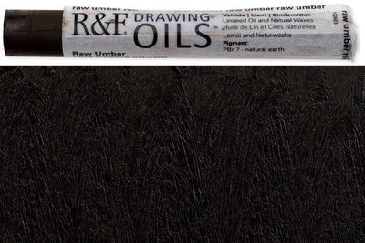 R&F Drawing Oils #3132, Raw Umber