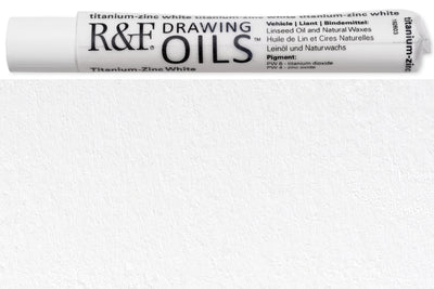 R&F Drawing Oils #3110, Titanium-Zinc White