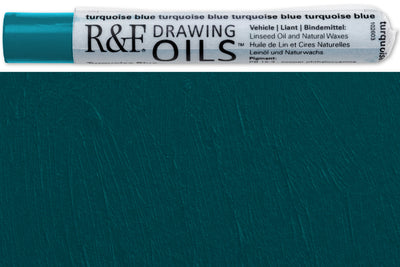 R&F Drawing Oils #3135, Turquoise Blue