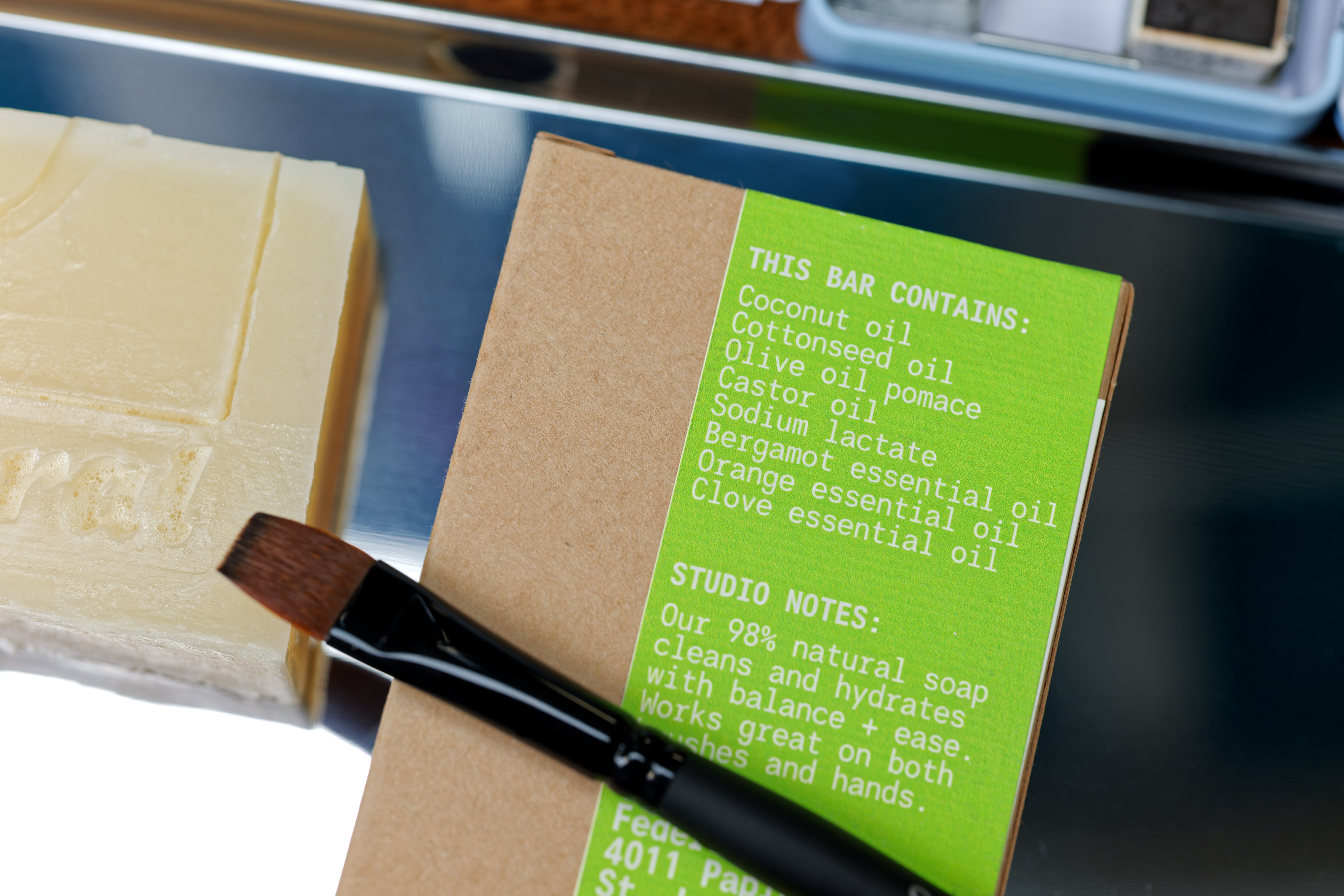 Artist's Essential Bar Soap, Bergamot & Clove