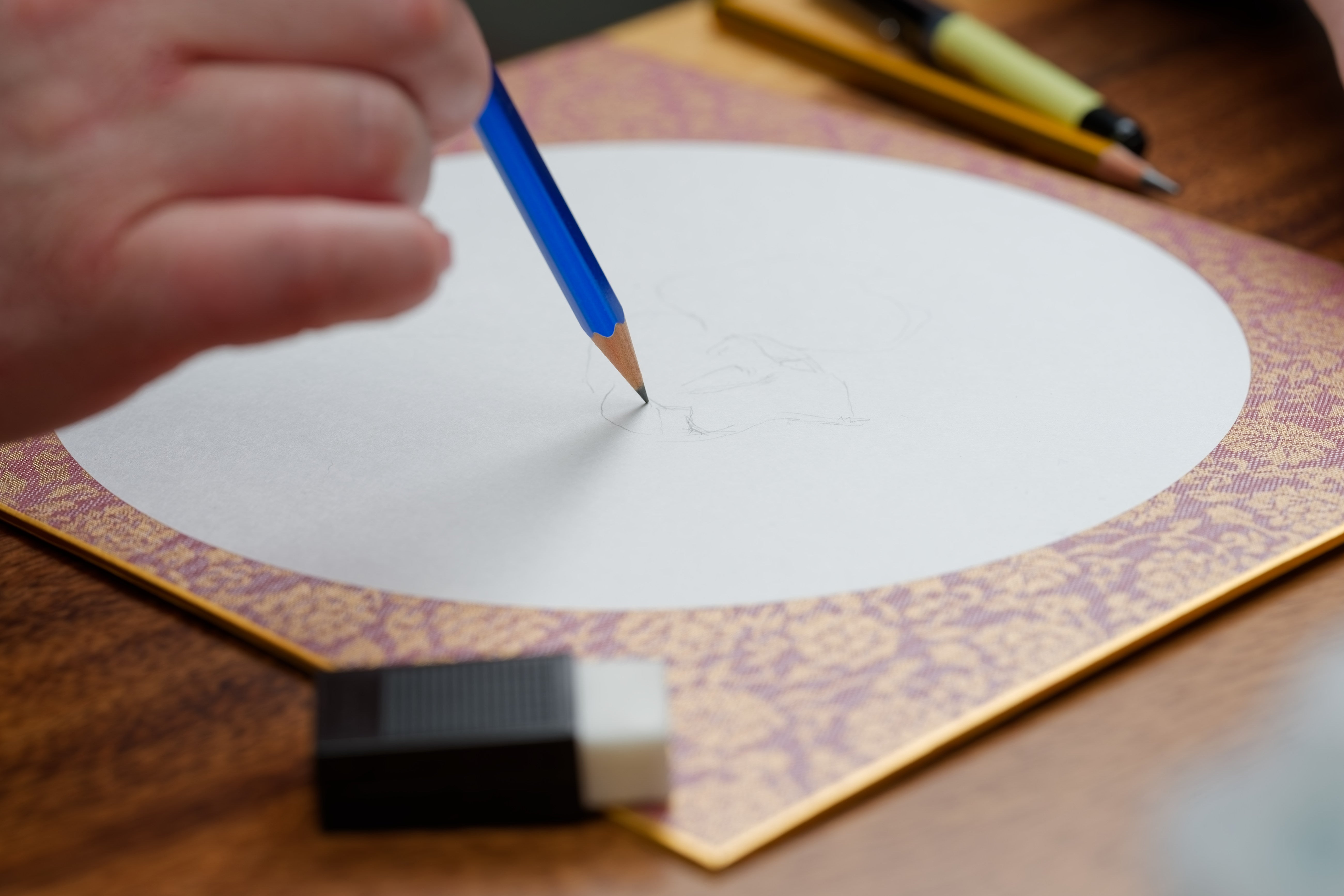 Patterned Vignette Shikishi Boards, Set of 2