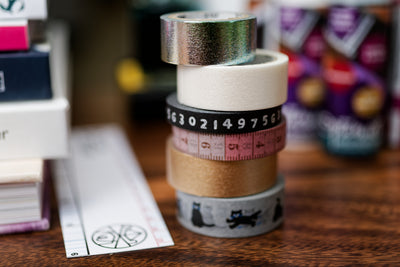 mt Washi Tape, Ruler (Slim Pink)