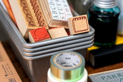 Clipboard Rubber Stamp, ¾"