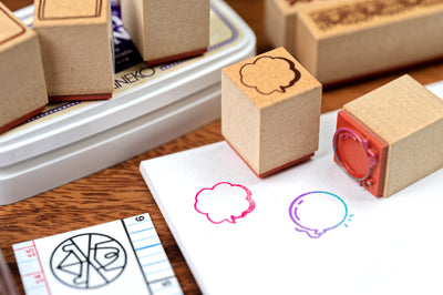 Balloon Rubber Stamp, ¾"