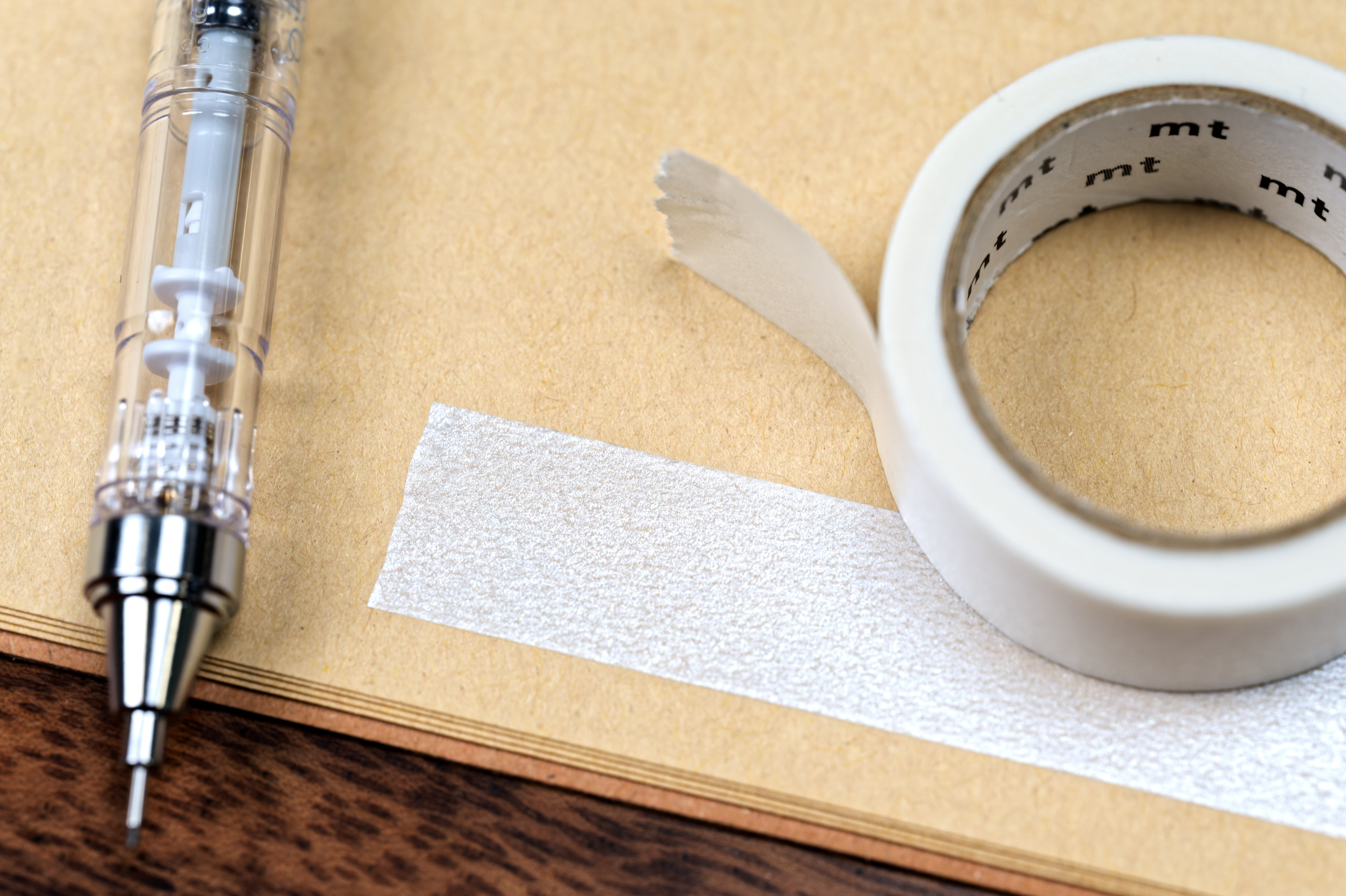 mt Washi Tape, 15 mm, Silky White