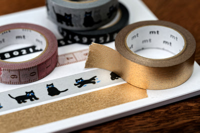 mt Washi Tape, 15 mm, Black Cats