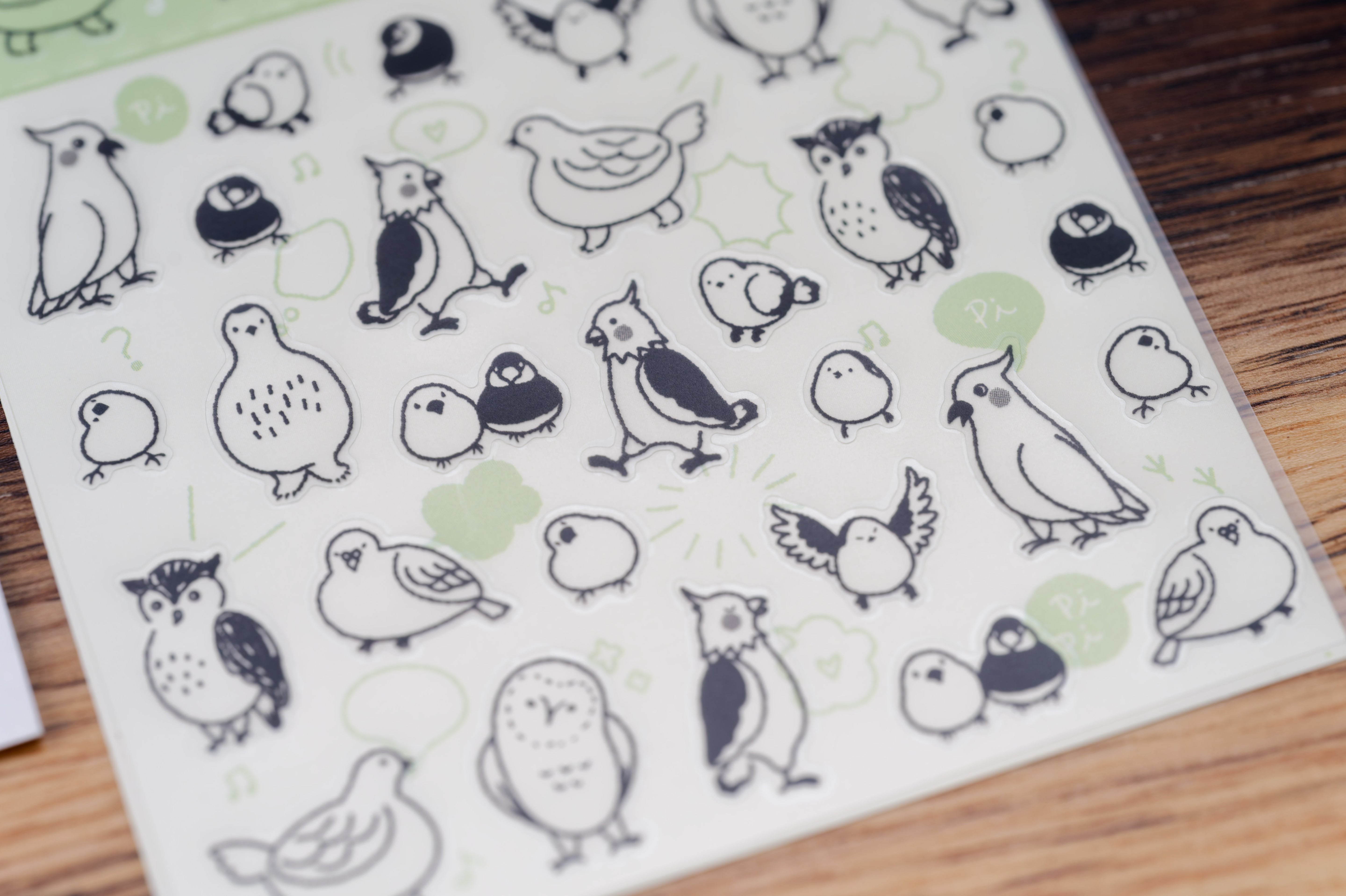 Chatty Birds Sticker Sheet