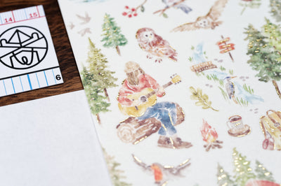 Birdwatching Washi Sticker Sheet