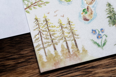 Birdwatching Washi Sticker Sheet