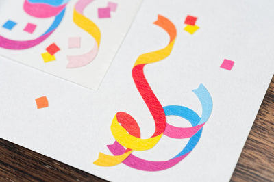 Ribbon Burst Sticker Sheet