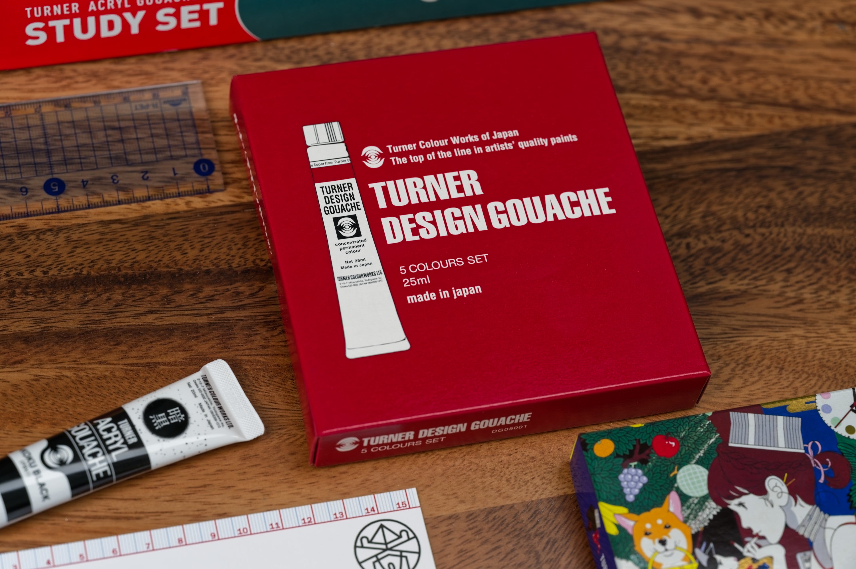 Turner Design Gouache, Color Theory Set of 5