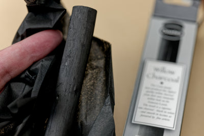 Willow Charcoal, One Jumbo Stick (⌀16-24 mm)