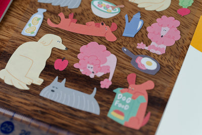 Peppy Animals Sticker Sheet — Dogs