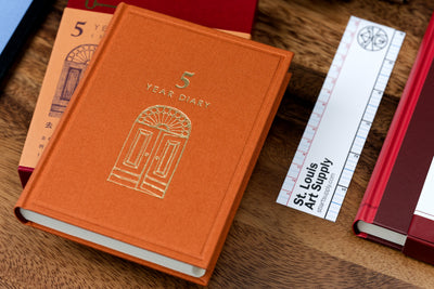 Five Year Diary, Compact, Burnt Orange