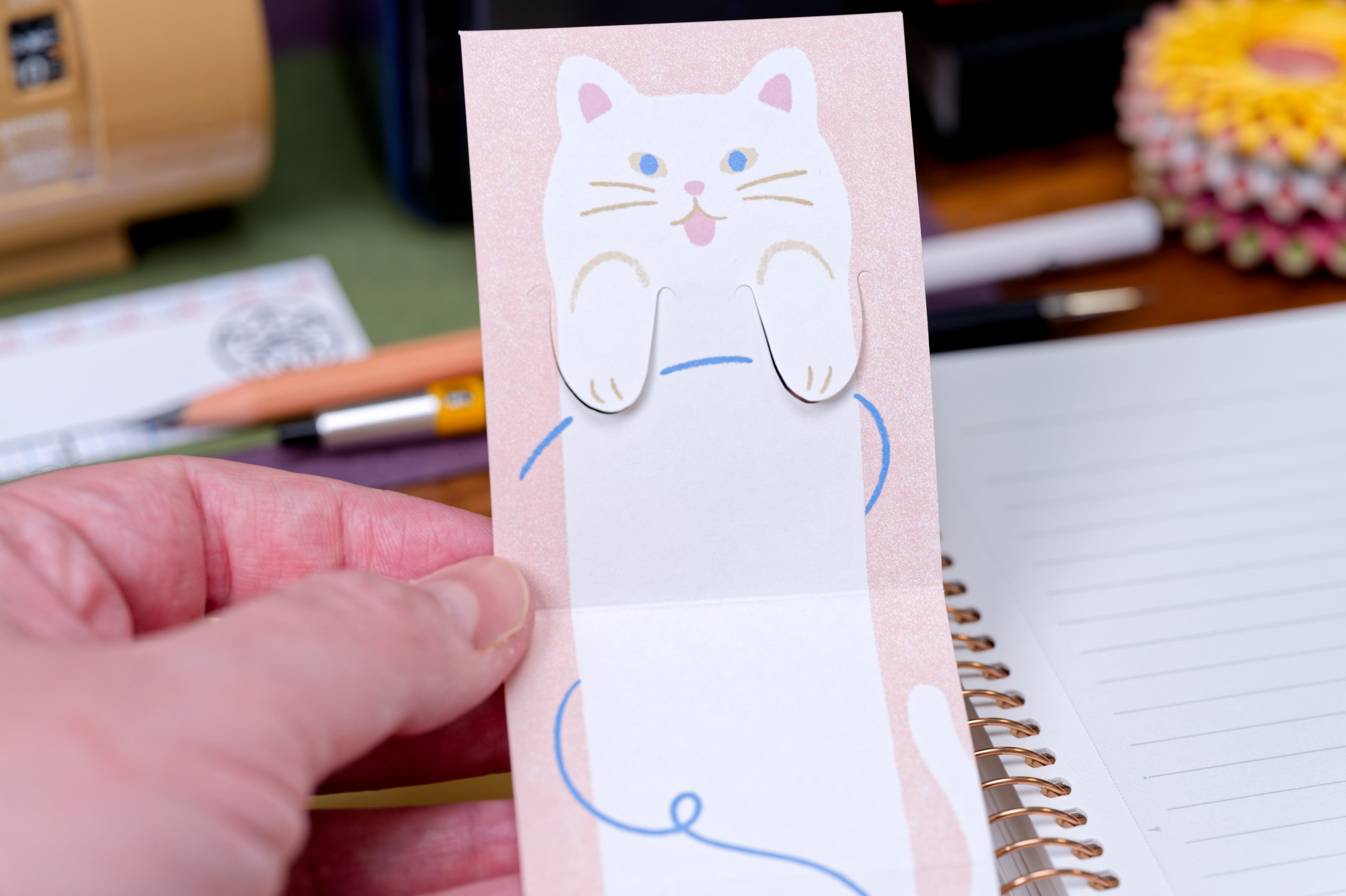 Long Cat Memo Paper (Pack of 18)