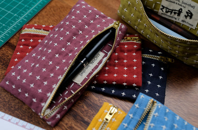 Cross-Stitch Pencil Pouch