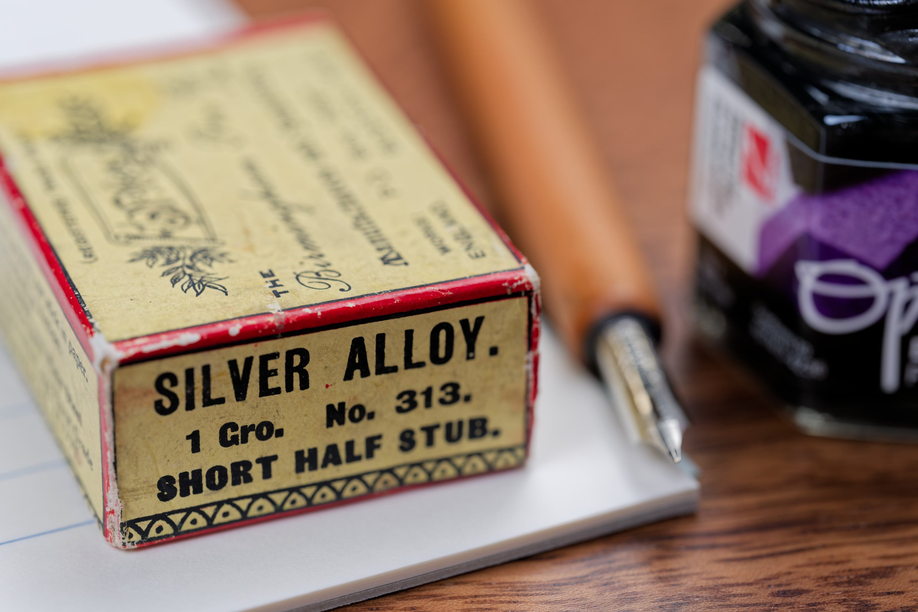 Birmingham #313 Silver-Alloy Pen Nib (Vintage)
