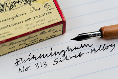 Birmingham #313 Silver-Alloy Pen Nib (Vintage)
