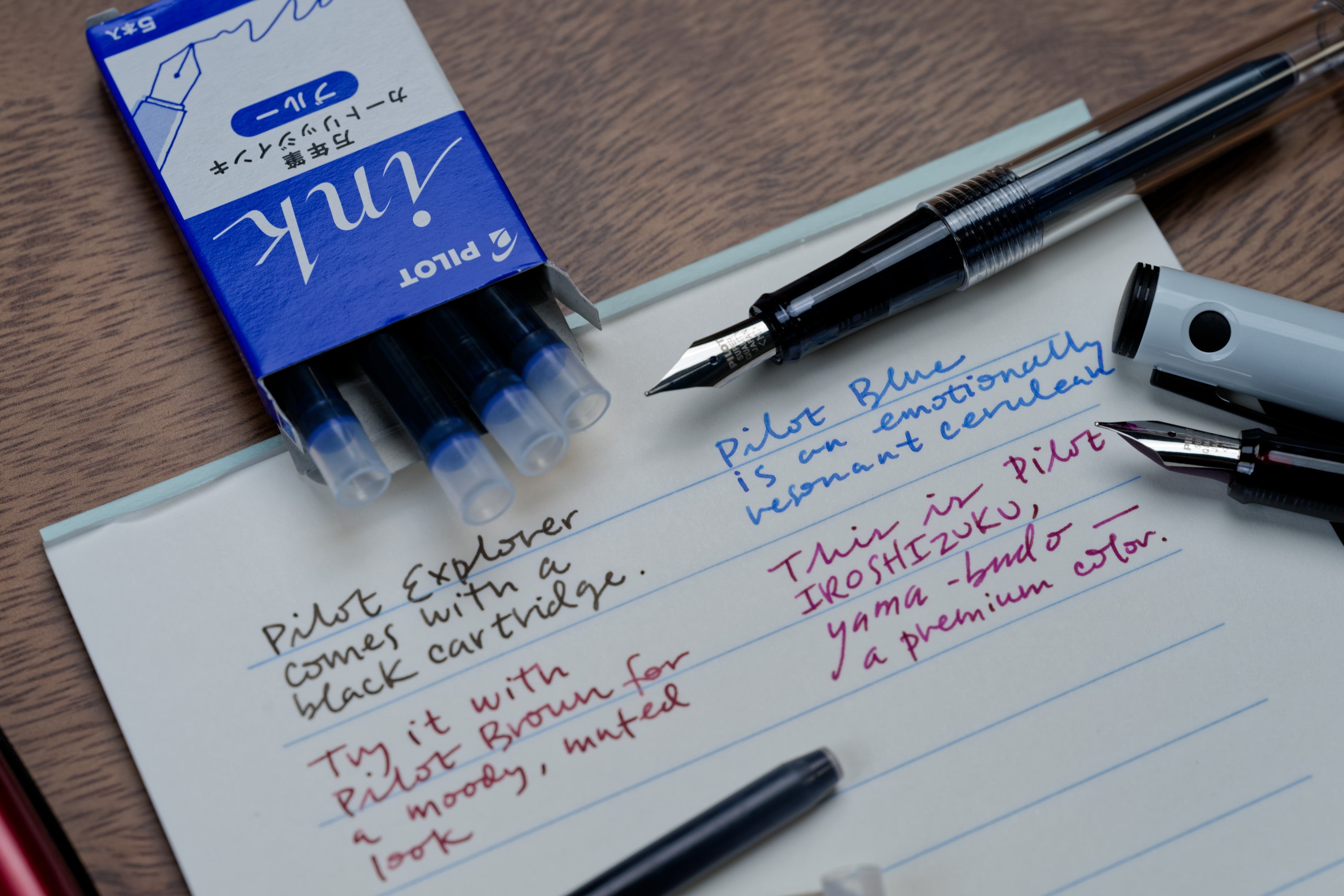 Pilot Fountain Pen Ink Cartridges