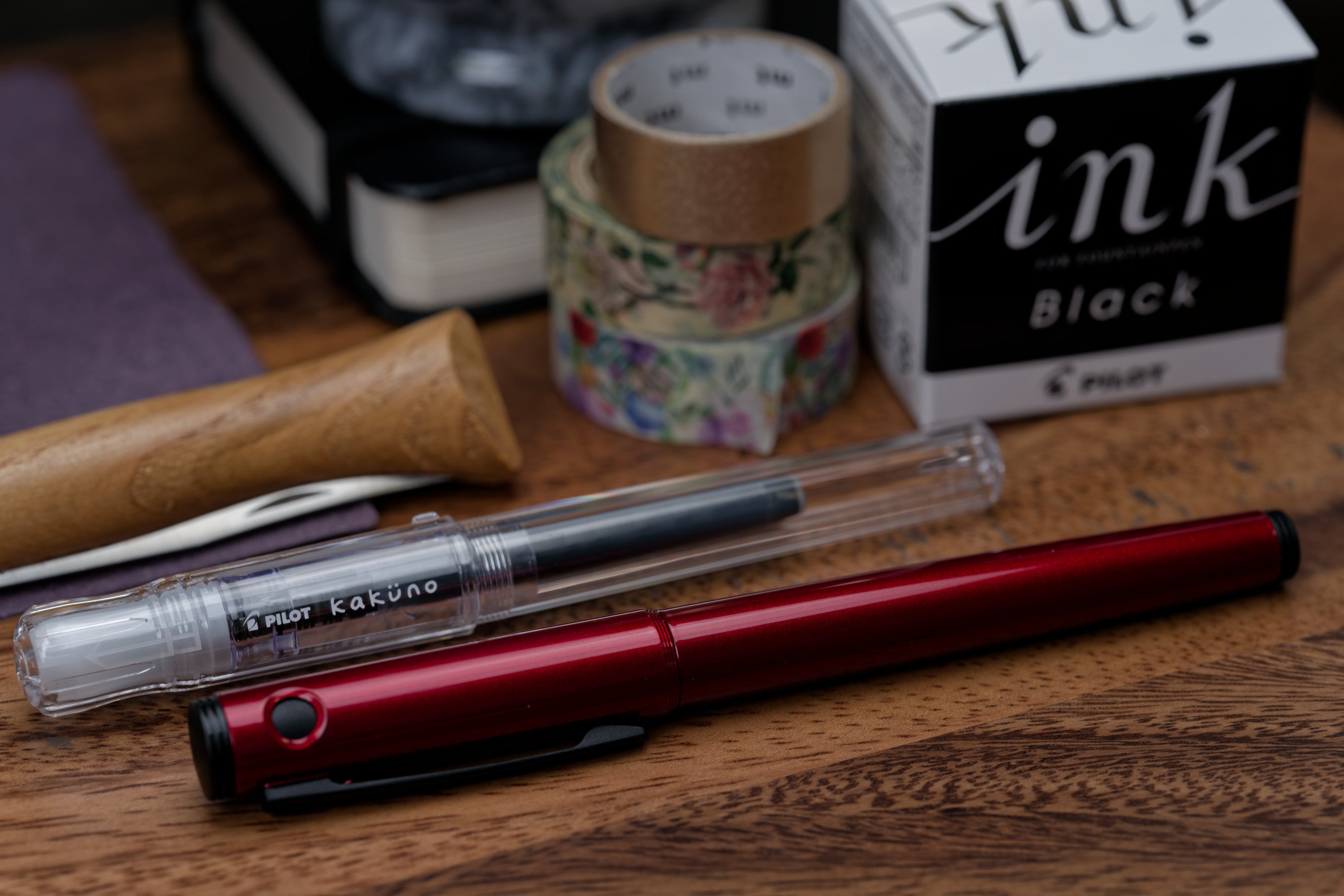 Pilot Explorer Fountain Pen, Metallic Red