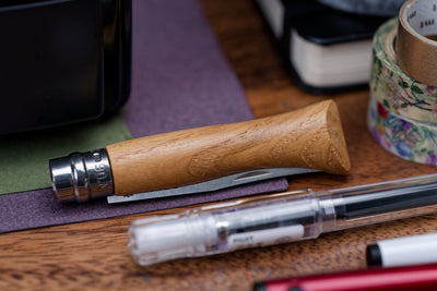 Opinel No. 06 Stainless Folding Knife, Oak
