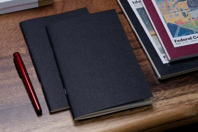 #203 Idea Notebooks, Set of Two, Black/Cream